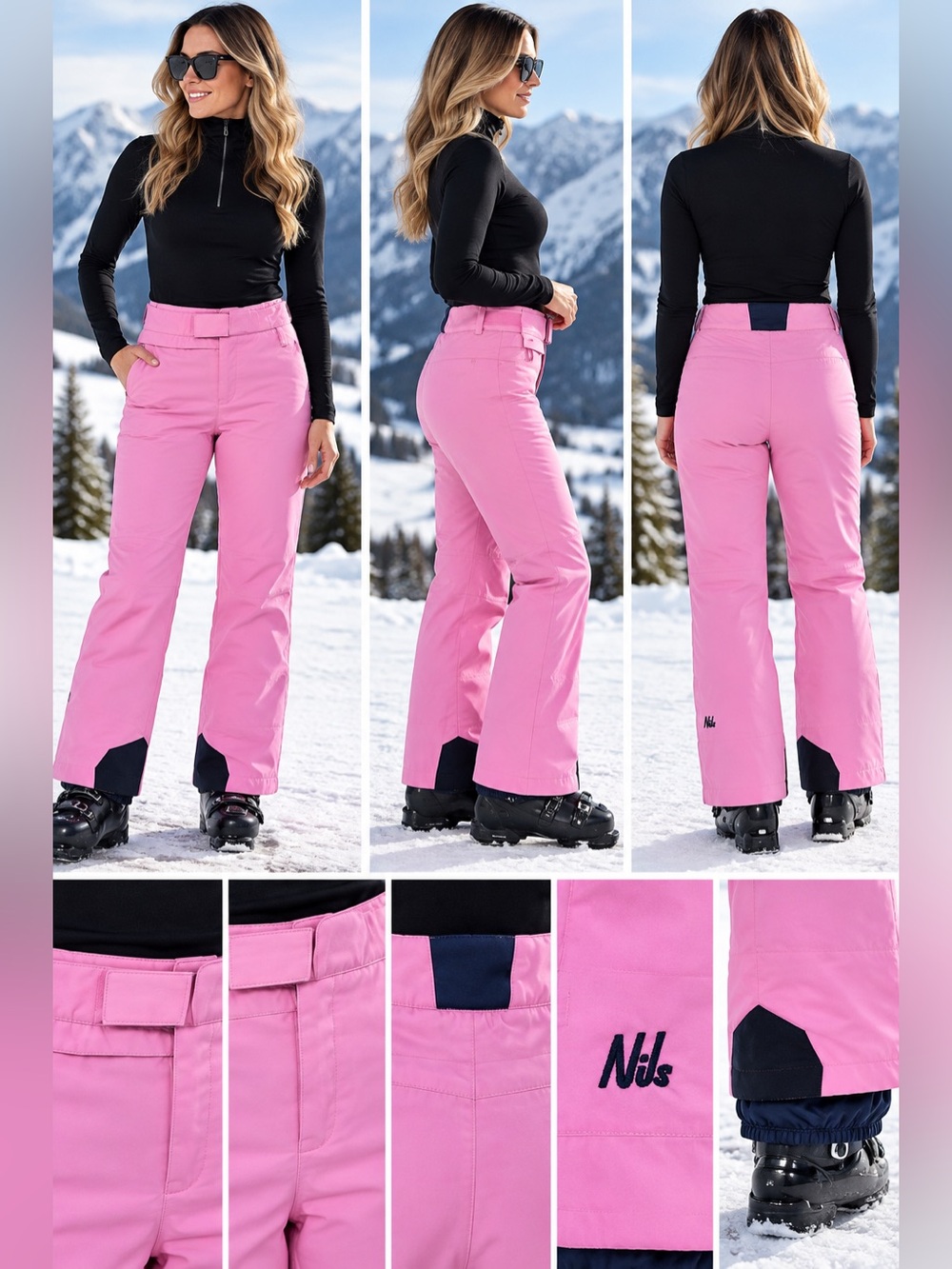 Nils Pink Ski Pants 8